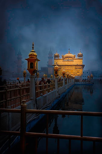 Golden Temple Look In Night  Harmandir Sahib   Golden Temple at Night  HD wallpaper  Pxfuel