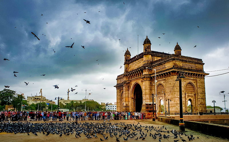 Gateway of India, cst, mumbai, HD wallpaper