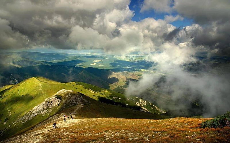 Tatry, Poland, Poland, clouds, mountains, Tatry, HD wallpaper