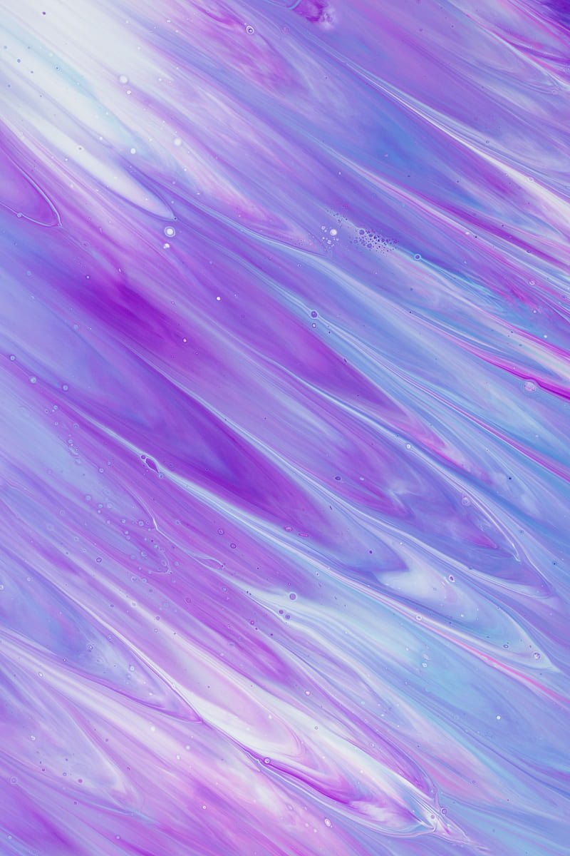 paint, stains, ripples, liquid, purple, HD phone wallpaper