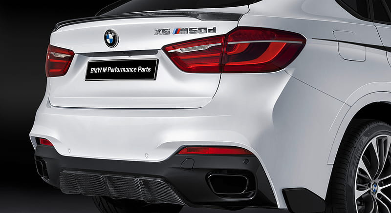 2015 BMW X6 M50d with M Performance Parts - Rear , car, HD wallpaper