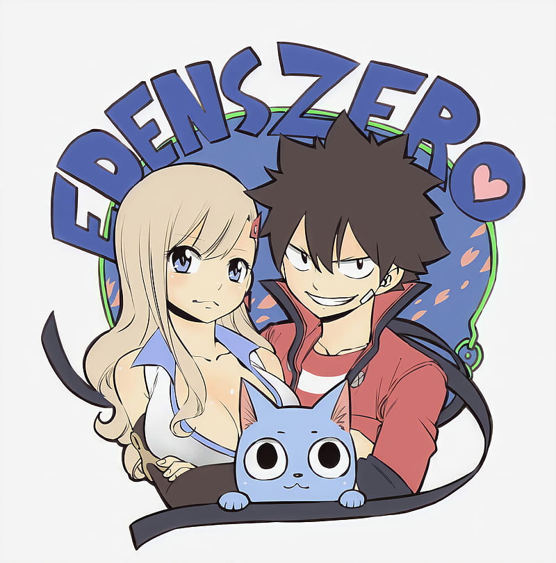 Edens zero, anime, girl, happy, manga, rebecca, shiki, HD phone wallpaper