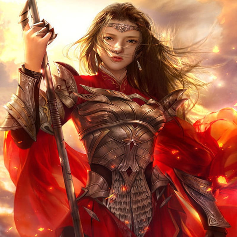 Female Warrior Fantasy 4k, HD Artist, 4k Wallpapers, Images, Backgrounds,  Photos and Pictures