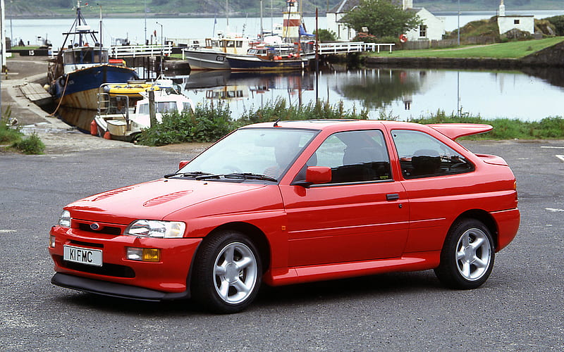 1993 Ford Escort RS Cosworth, Hatch, Inline 4, Turbo, car, HD wallpaper