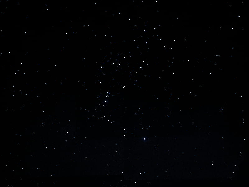 starry sky, stars, black, HD wallpaper