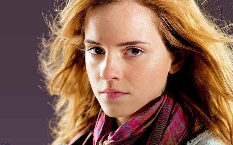 Emma Watson, British actress, portrait, blonde, HD wallpaper