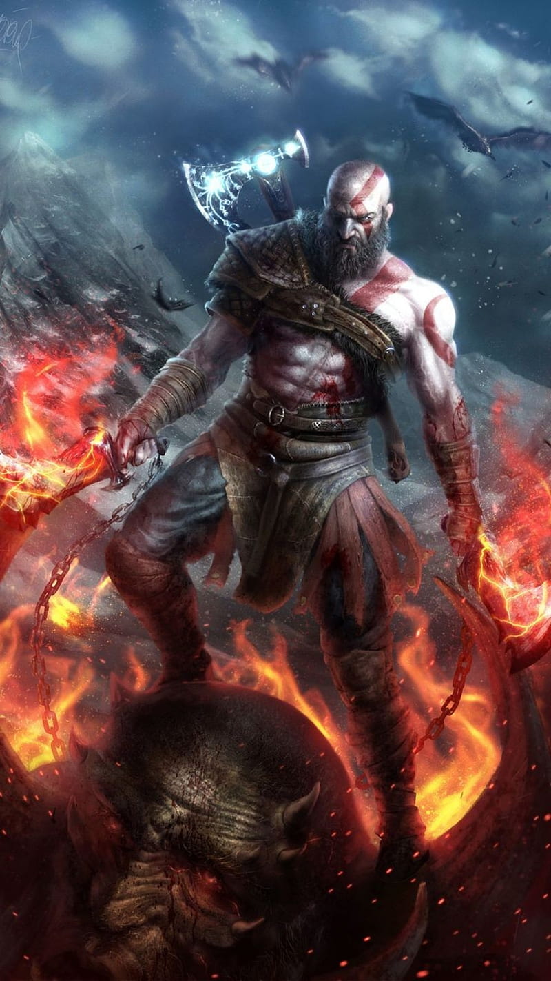 Sparta rage God of War Kratos wallpaper, 1920x1080, 267440