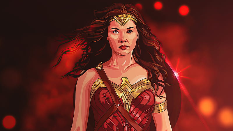 Wonder Woman Walking , wonder-woman, superheroes, artwork, artist, behance, HD wallpaper