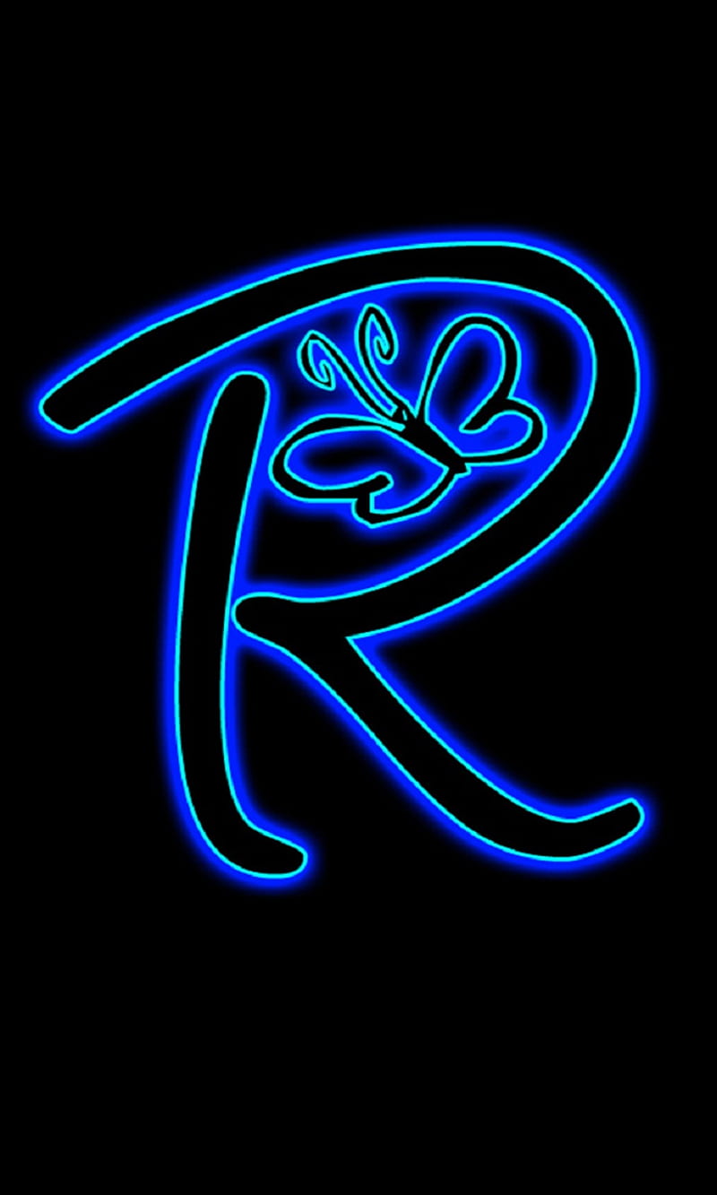 Alfabeto r, azul, guay, letra, letra r, neón, Fondo de pantalla de teléfono  HD | Peakpx