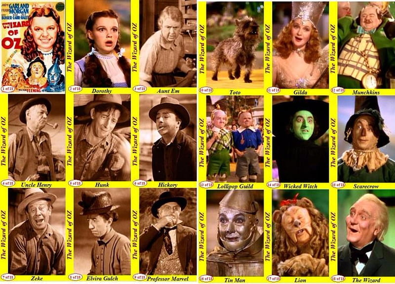 Wizard Of Oz, Entertainment, Wizard, Movies, Collages, Oz, HD wallpaper