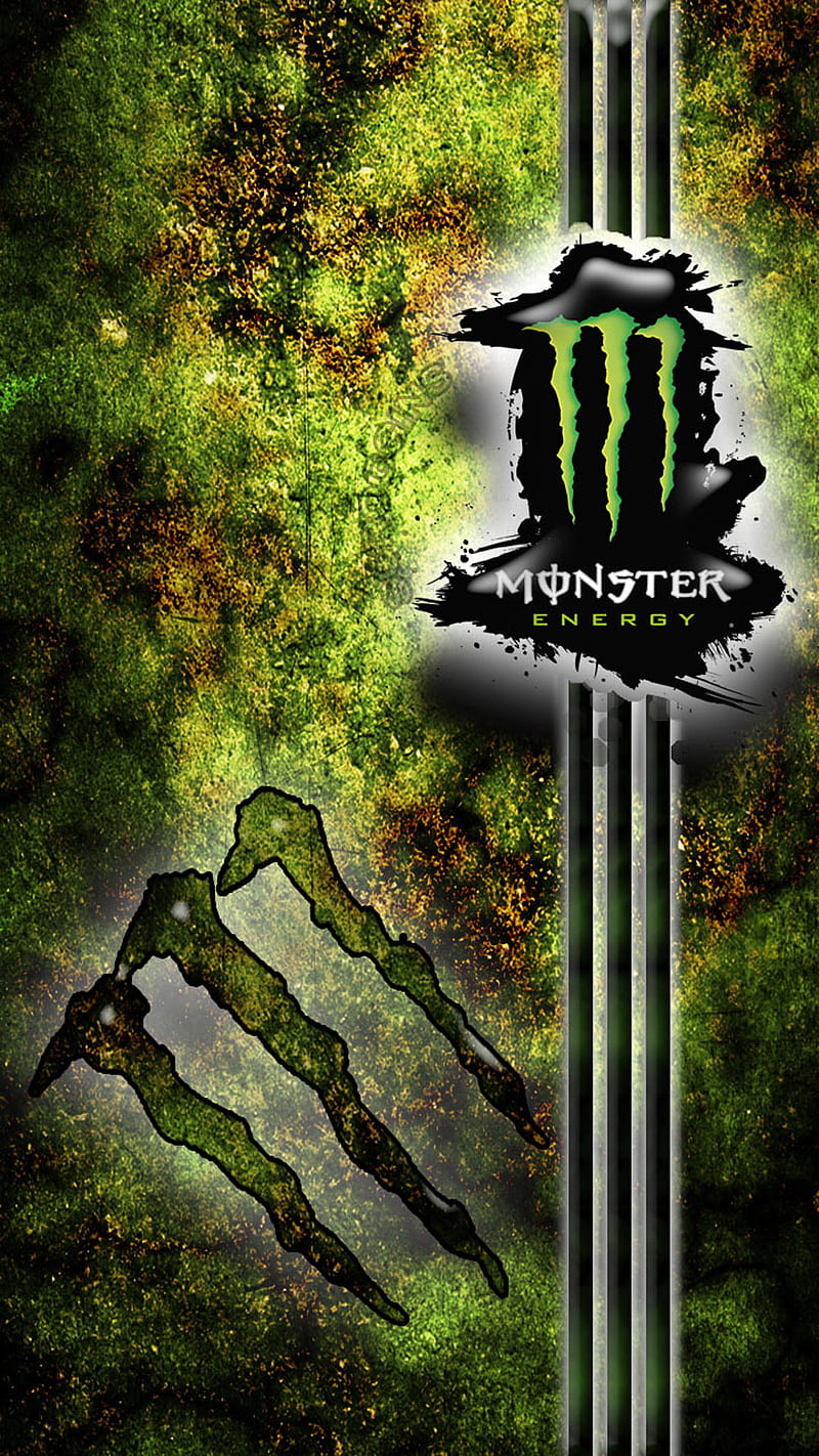 Monster Energy, abstract, drink, HD phone wallpaper