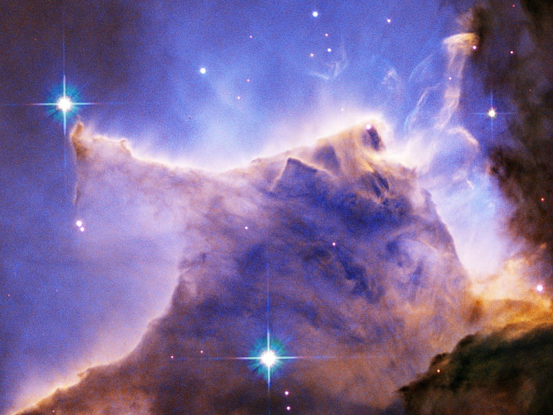 Portion of Eagle Nebula, m16, eagle nebula, HD wallpaper