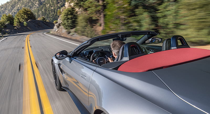 2021 Aston Martin Vantage Roadster (Color: Spirit Silver; US-Spec) - Detail , car, HD wallpaper 2021 Aston Martin Vantage Roadster (Color: Spirit Silver; US-Spec) - Detail , car, HD wallpaper