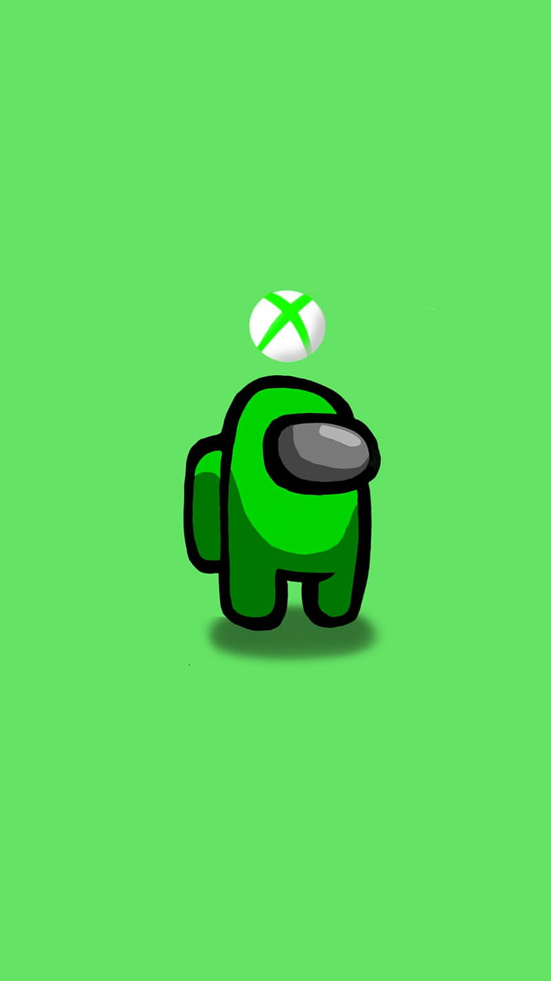 Among us, cool, game, green, imposter, xbox, HD phone wallpaper