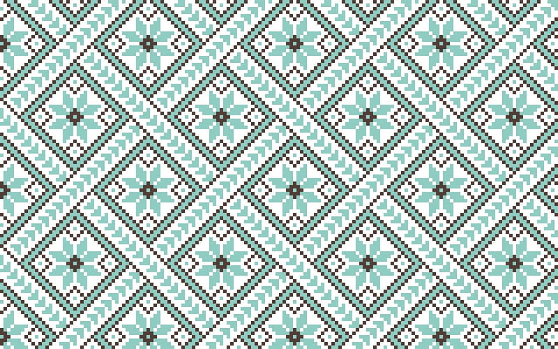 Texture, pattern, mosaic, paper, white, blue, HD wallpaper