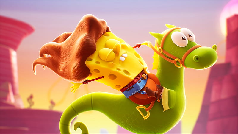 Video Game, SpongeBob SquarePants: The Cosmic Shake, SpongeBob SquarePants, HD wallpaper