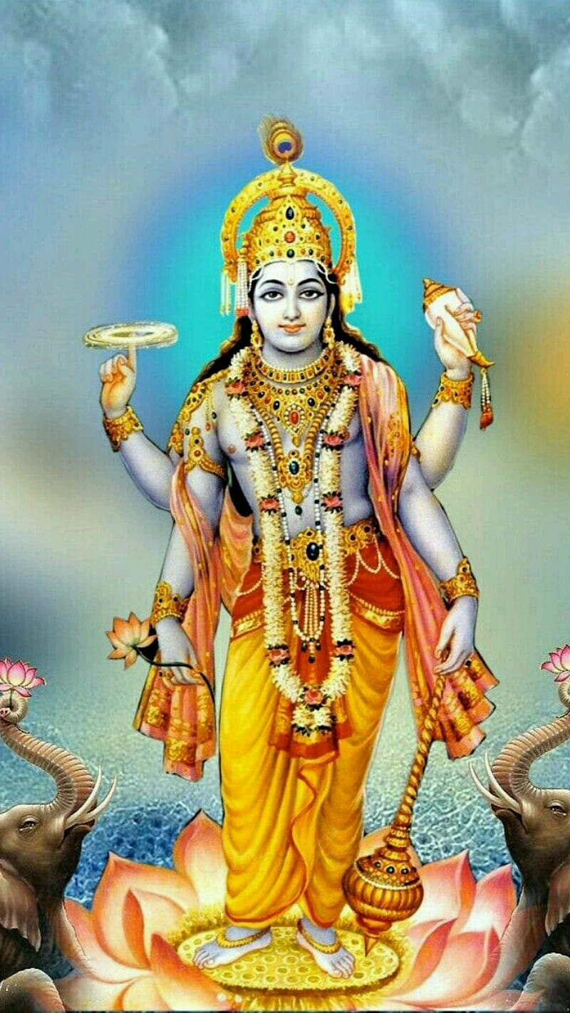 God Narayana, vishnu god, blessings, spiritual, power, good, belief, HD  phone wallpaper | Peakpx