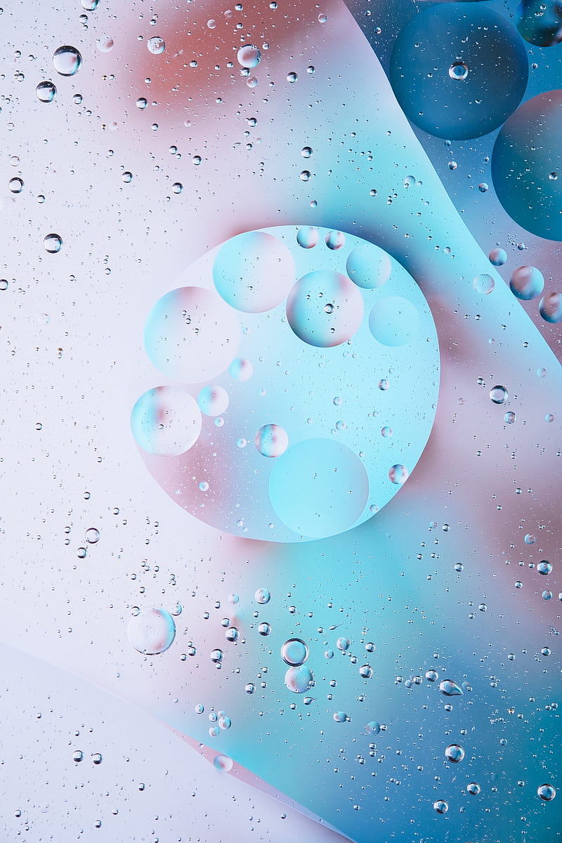 bubbles, circles, macro, bright, HD phone wallpaper