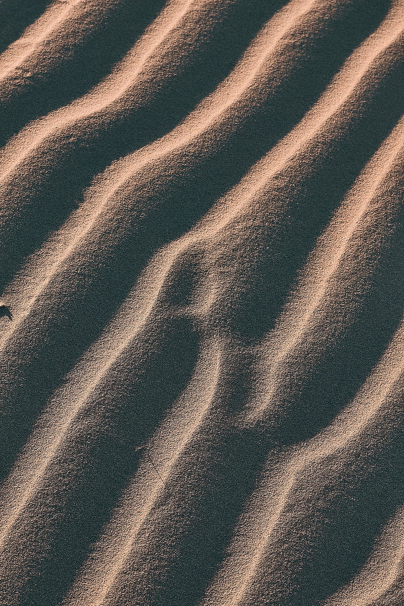 sand, dunes, desert, relief, HD phone wallpaper