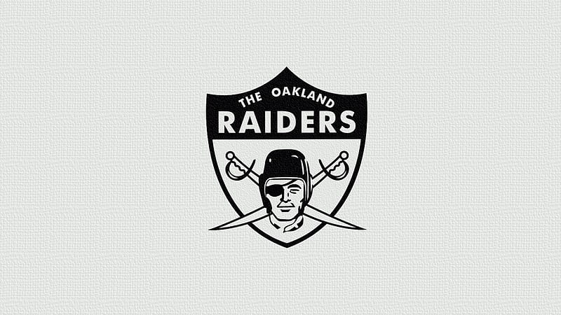 raiders for android, black, text, font, logo, black and white, HD wallpaper