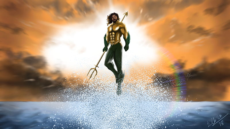 Aquaman , aquaman, artwork, digital-art, HD wallpaper