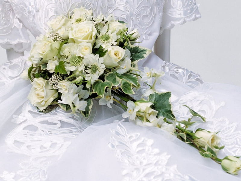 Ramo de boda, naturaleza muerta, ramo, rosas blancas, flores, boda, Fondo  de pantalla HD | Peakpx