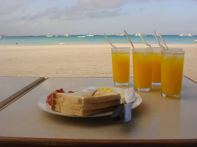 buenos días !, playa, soleado, desayuno, mañana, tropicales, Fondo de  pantalla HD | Peakpx