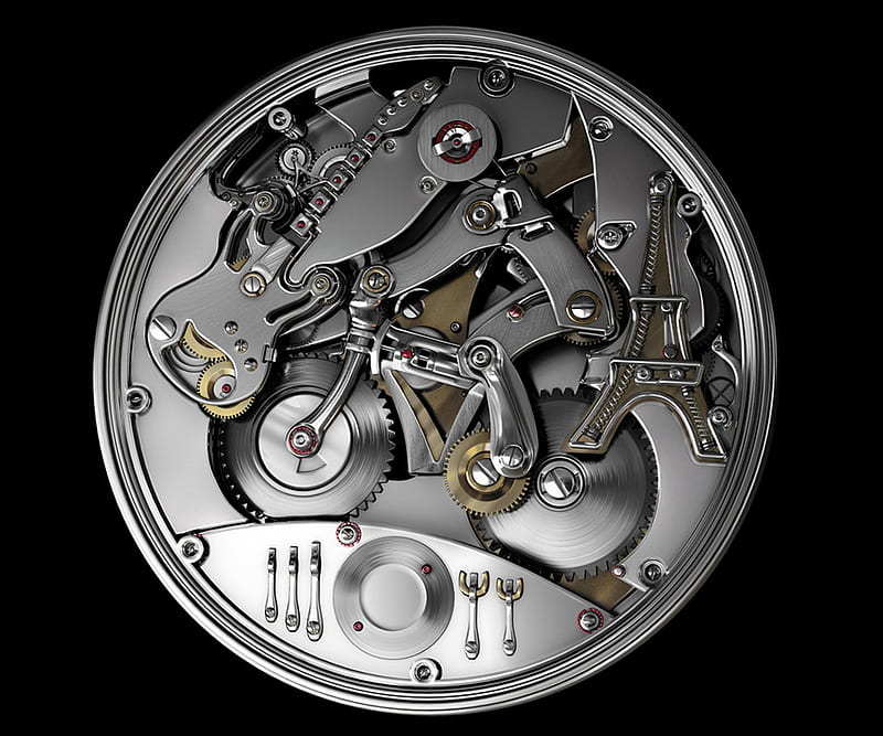 Buy Fancy Bike Watch - 30 Inch - Made Of Iron - Decornt.com