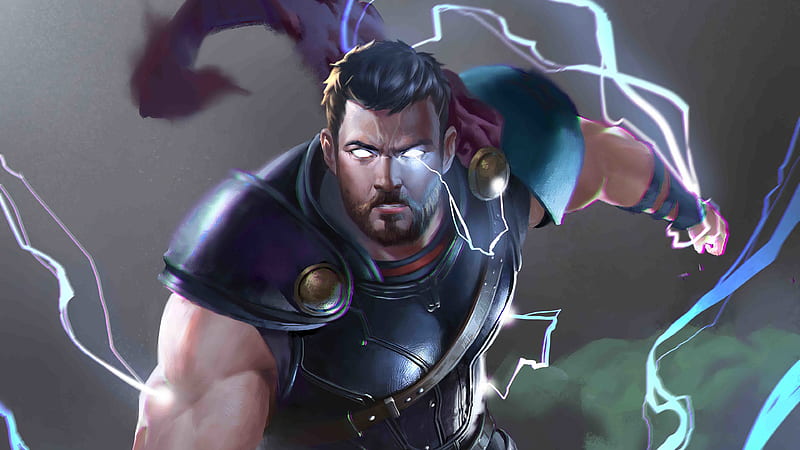 Thor God Of Thunder 2020, thor, superheroes, artwork, artstation, HD wallpaper