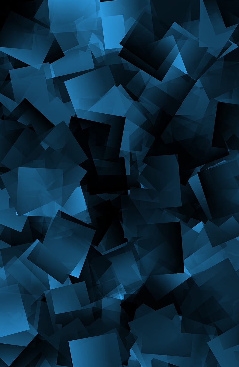 Xiaomi , abstract, black, blue, digital, lg, samsung, triangle, HD phone wallpaper