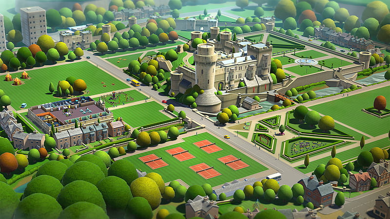 Video Game, Two Point Campus, HD wallpaper