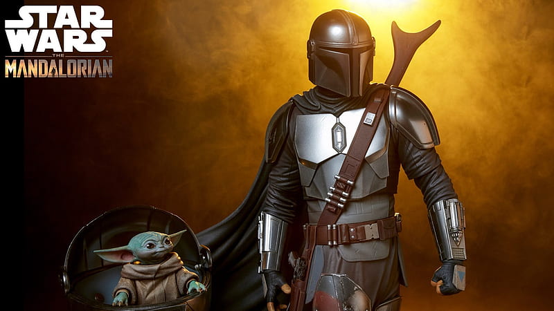 Sideshow Collectibles Reveals THE MANDALORIAN Premium Format Figure Featuring Din Djarin and The Child, HD wallpaper