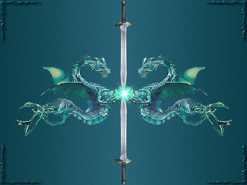 Dragon Sword, fantasy, dragon, sword, other, HD wallpaper