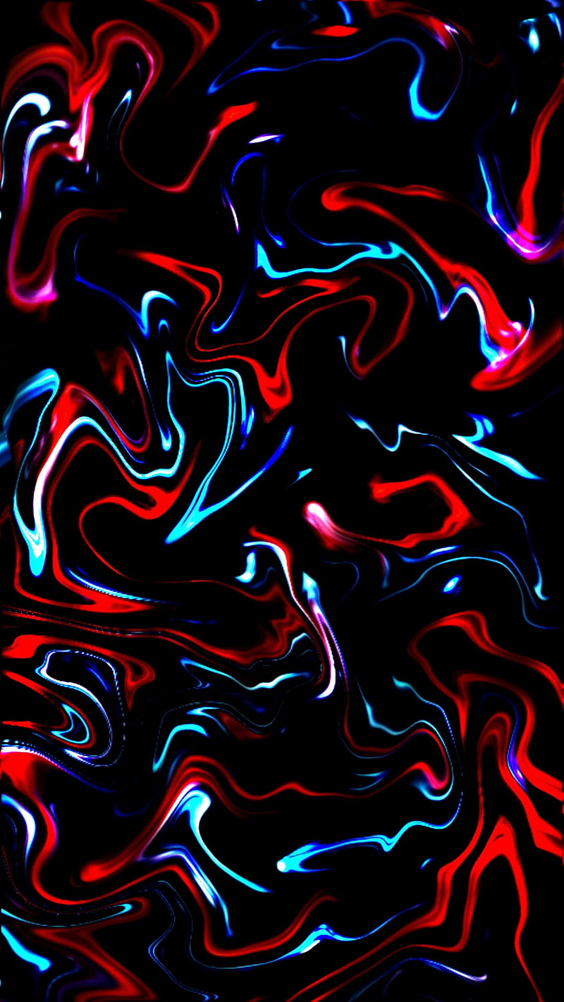 liquid red blue, abstract, black, blue, bright, dark, liquid, liquid trippy, loveurhunny, rec, HD phone wallpaper