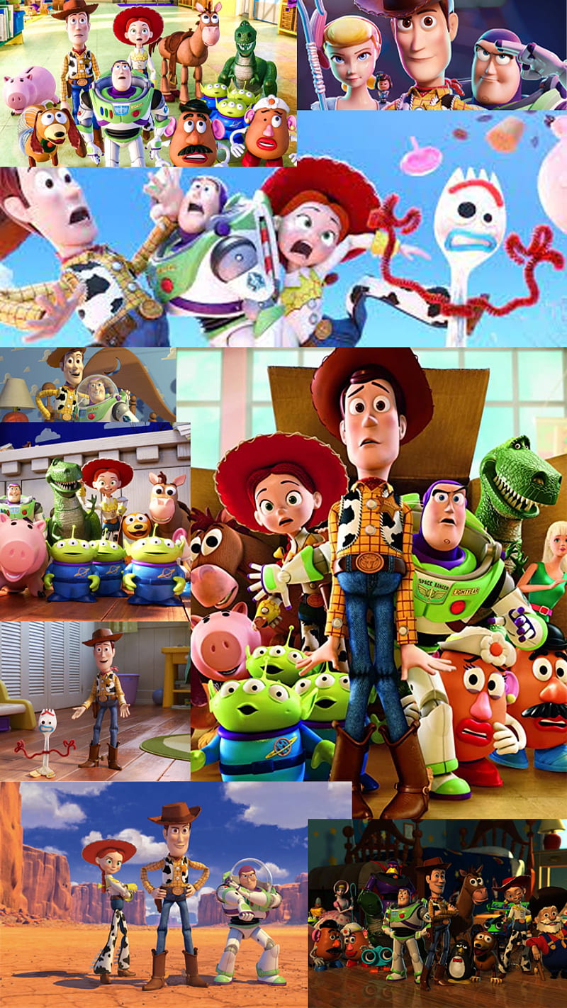 Toy Story, historia, cowboy, fork, toys, animacion, cute, space, animation, jugetes, HD phone wallpaper