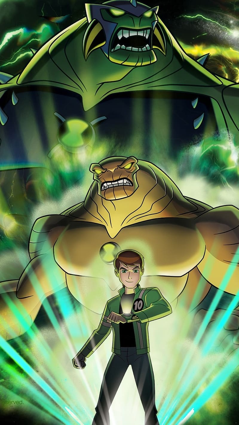 Ben 10 With Power Avatar, ben 10, power avatar, HD phone wallpaper