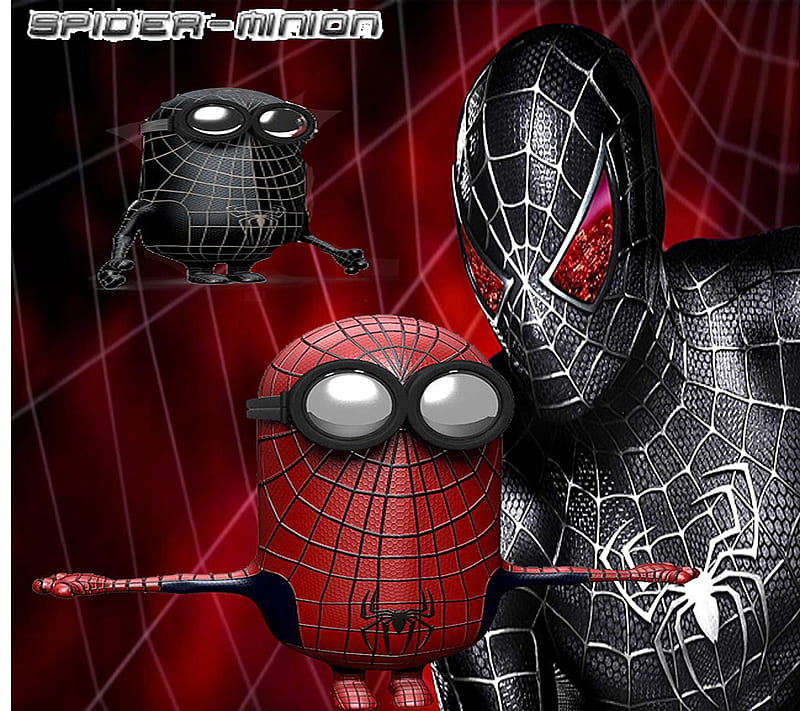 spiderman minion, comics, minion, spiderman, HD wallpaper