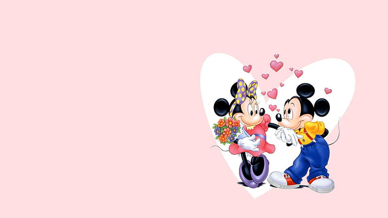 Minnie Mouse With Mickey Mouse Minnie Mouse, HD wallpaper