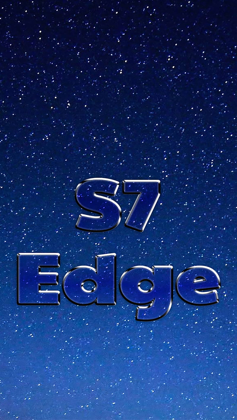 S7 Edge, blue, glass, night, samsung, sky, HD phone wallpaper