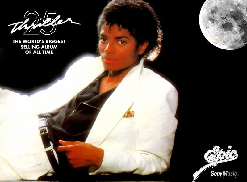 Michael Jackson's Thriller, michael jackson, music, pop, thriller, epic, funk, classic, vintage, record, HD wallpaper