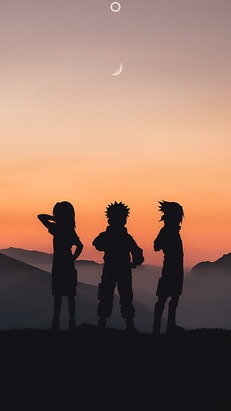 Kakashi Sasuke Naruto Sakura 4K Phone iPhone Wallpaper #504a