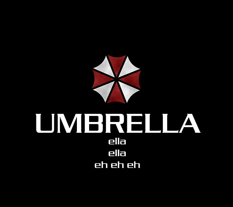 Umbrella Corporation, funny, rihanna, song, HD wallpaper