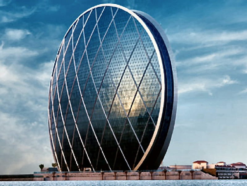 Eye On Abu Dhabi, building, dubai, asia, eye, HD wallpaper