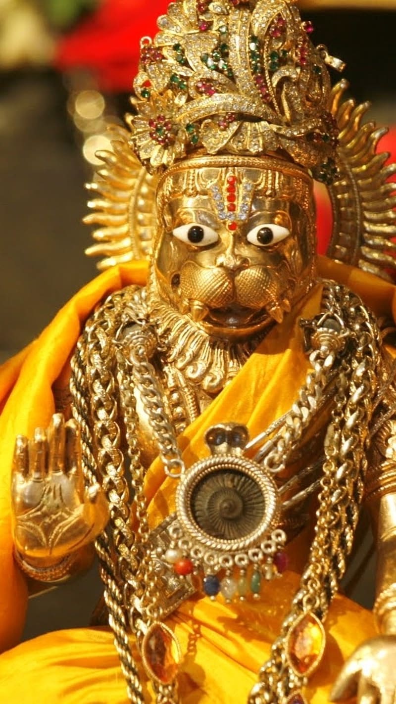 Narasimha Swamy, gold swamy, lord, god, swamy, HD phone wallpaper | Peakpx