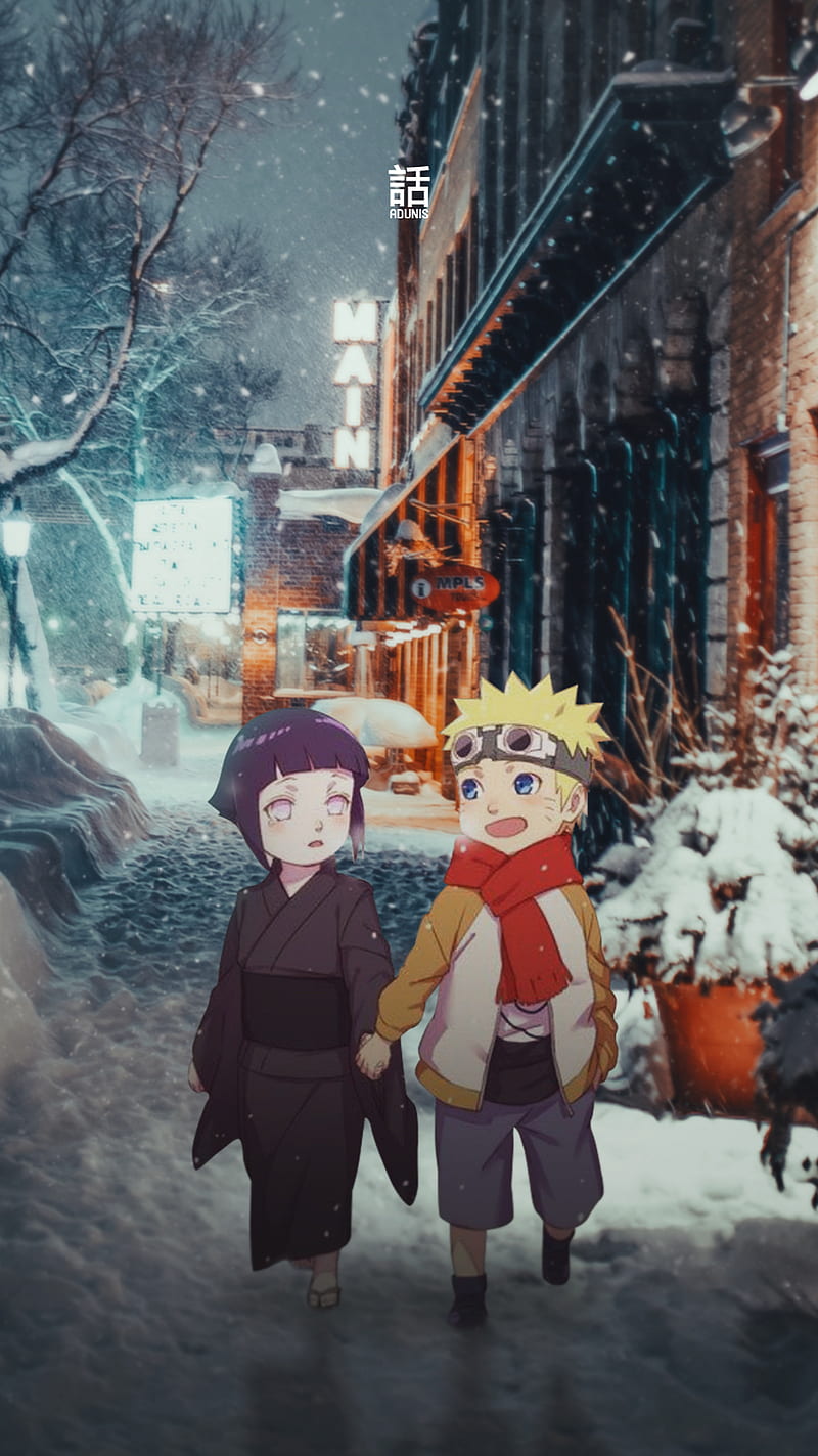 Naruto and hinata, anime, japan, naruto shippuden, HD phone wallpaper
