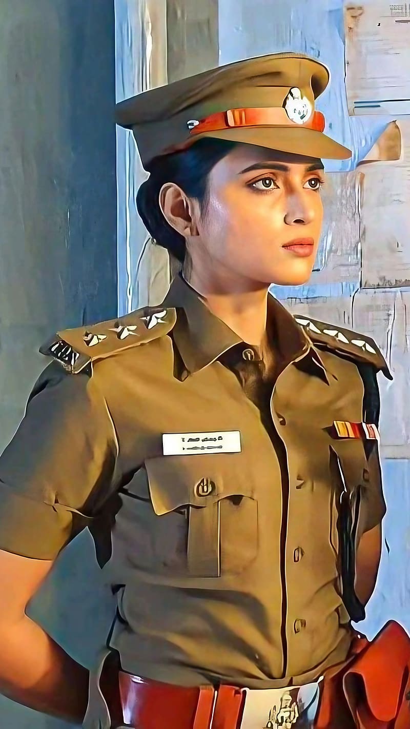 Ladies Police, Khaki Uniform, police officer, indian police, HD phone wallpaper