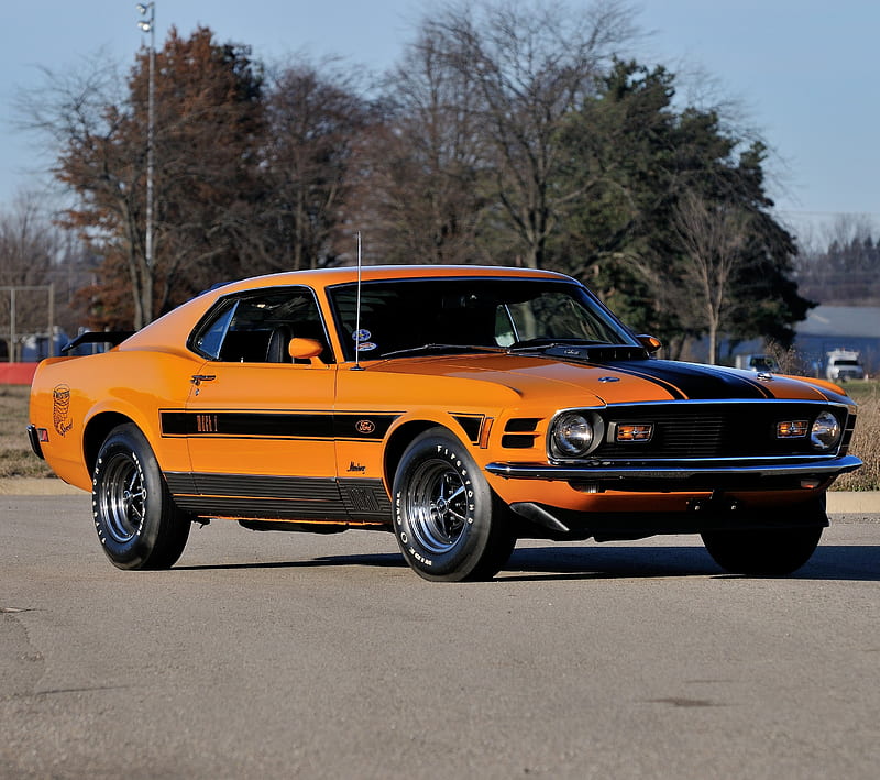 Ford Mustang, america, orange, twister, HD wallpaper | Peakpx