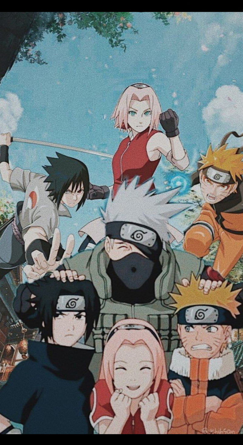 Team 7 Naruto, time sete, HD phone wallpaper | Peakpx