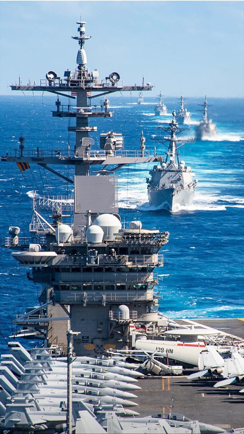 Navy, aircraft, battleship, carrier, ship, us, guerra, HD phone wallpaper
