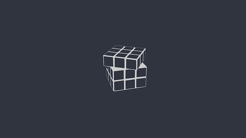 Game, Rubik's Cube, Minimalist, HD wallpaper